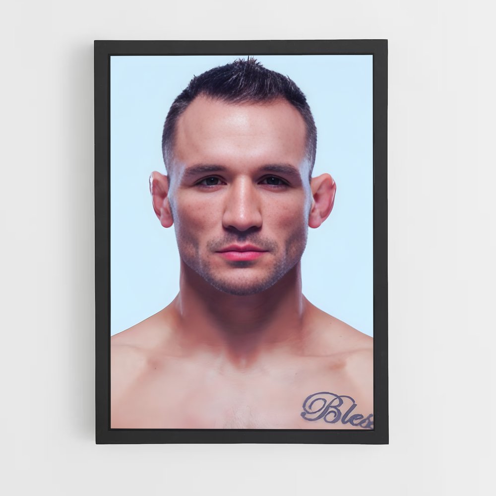 Poster Michael chandler poitrine – affiche MMA (vue 2)